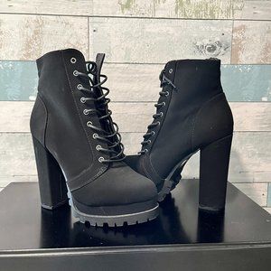 Wild Diva Lounge Vivian Heeled Platform Bootie